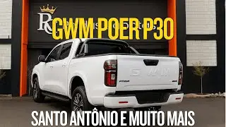 GWM POER P30 Instalamos Santo Ant&ocirc;nio Capota Mar&iacute;tima Engate Reboque Pel&iacute;cula Film PPF e Muito Mais