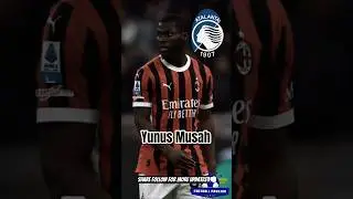 Yunus Musah to Atalanta from ACMilan for &euro;25M contract until 2029 #atalanta #shorts #transfers
