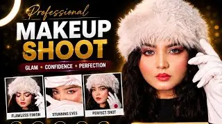 Professional Portfolio Shoot || Modeling || Makeup || Eye Makeup || New Look||#aafreenKiduniya #vlog