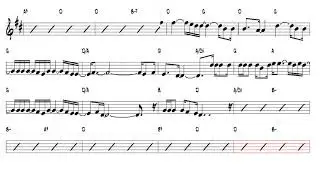 Bed of Roses Bon Jovi Alto Sax