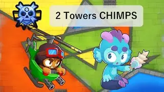 BloonsTD6 Cubism 2Towers CHIMPS