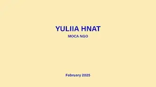 Yuliia Hnat - MOCA NGO | Interview February 2025