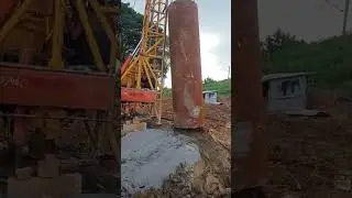 Liner installation process under Pile foundation 👌🔥👷 #liner #installation #piling #ytshorts #shorts