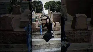 O jazigo mais bonito do cemit&eacute;rio da nossa senhora do desterro #gotica #cemiterios #brasil