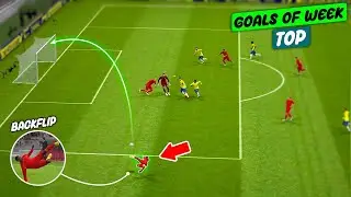 TOP GOALS EFOOTBALL2025 MOBILE| Chiesa, Salah, Messi, D. Villa, Mbappe...😱🔥🚀