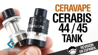 Ceravape Cerabis 44 /45 tank / &iquest;pol&eacute;mica con las cer&aacute;micas? - revisi&oacute;n