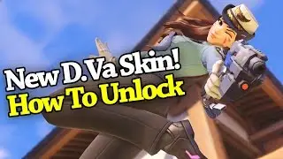 How To Unlock New D.Va Officer Skin - Overwatch Heroes Of The Storm 2.0 (Return Of Oni Genji!)
