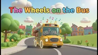 The Wheels on the Bus 🚌 | Fun Kids Song with Lights, Clouds & Singing | Nursery Rhymes