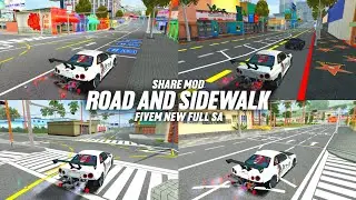 SHARE‼️ROAD AND SIDEWALK FIVEM NEW FULL HD || SPECIAL 8K SUBSCRIBE + TUTORIAL HOW TO INSTALL IT