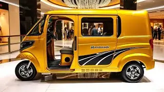 2025 Handmade School Van E-Auto Rickshaw &ndash; The Future of Safe School Transport!