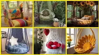 Modern Indoor Swing ideas 2023 | Macrame Swing Chair | Hammock Swing Chair | @Decordelightstudio