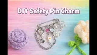 DIY Safety Pin Keychain | Create It Yourself! #diy #diykeychain #beads #diyaccessories