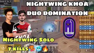 A1 eSports get chicken Dinner in PMMC 2022 SEMI FINAL | Nightwing & Khoa duo domination