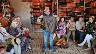 Sheep is cheap! Leather Tannery Sidi Moussa, Fes, Morocco