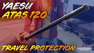 YAESU ATAS 120 storage and travel protection - What a great idea!
