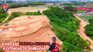 NAÇÃO RUBRO NEGRA A EXTENSÃO DO BARRADÃO! A OBRA AVANÇA!23/01/2026#obra #barradão #ecvitória
