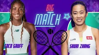 Coco Gauff  vs Shuai Zhang | 2025 WUHAN OPEN| WTA Match Highlights