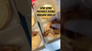 How Sonic Prepares Double Smash Burgers🍔