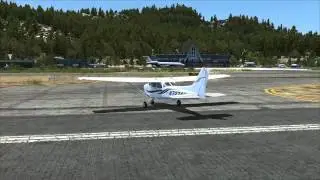 ORBX Lake Tahoe Airport First Look in the A2A C172 (FSX DX10)