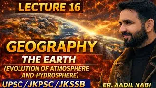 EVOLUTION OF ATMOSPHERE & HYDROSPHERE#upsc #jkpsc #jkssb #geography #generalstudies #ias #ssccgl