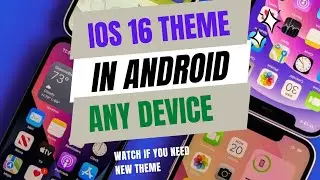 Best iOS 16 theme/launcher for any Android | [No root] | iOS launcher and control center on Android.