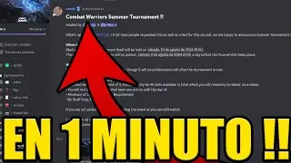 como UNIRSE al DISCORD de COMBAT WARRIORS