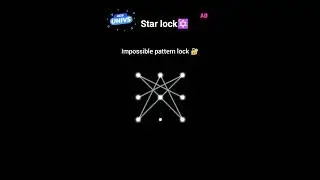 How to make star pattern lock🔐/Star pattern lock design #lock #star #patterndesign #pattern