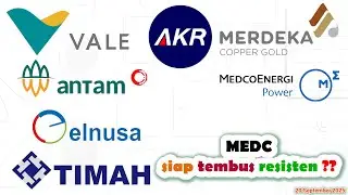 Analisa Teknikal MEDC ELSA PGAS PGEO MDKA MBMA BRPT BREN ANTM INCO TINS AKRA ESSA NCKL