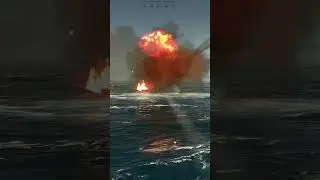 Tomahawk hit Missile Boat - Cold Waters with Epic Mod #militarysimulation #gaming #militarysubmarine
