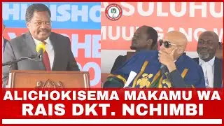 MAKAMU WA RAIS DKT. NCHIMBI ALICHOKISEMA MBELE YA SPIKA ZUNGU, RAIS WA TLS NA JAJI MKUU