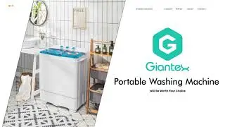 Giantex Portable 2 in 1 Semi-Automatic Washing Machine