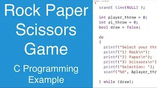 Rock Paper Scissors Game | C Programming Example