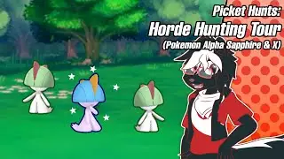 ✨FOR THE HORDE!!! Catching every Horde Encounter in Generation 6 Pokemon (AXEW FOUND!)