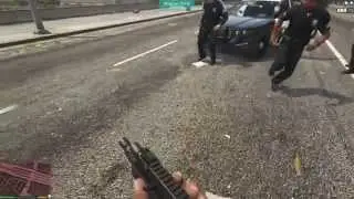 GTA 5 PC MODS  - Disarm Peds
