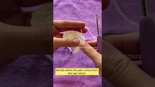 Crochet tutorial: How to do an invisible finish for an appliqu&eacute; #crochet #crochetapplique