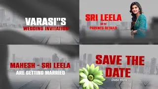 Wedding Invitation Video Edit in the Alightmotion App // Kanchupadu YT