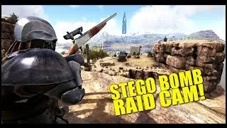 STEGO DROP RAID CAM! - Ark:Survival Evolved (Raid Cams)