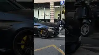 Mercedes C63 AMG - 740HP Mercedes Benz C63R 😈🔥 #lyon #amg #c63s #mercedes #mercedesbenz #mercedesam