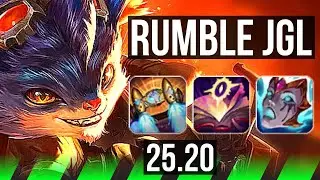 RUMBLE vs TRUNDLE (JGL) | 28/1/6, Legendary, Quadra | NA Master | 25.20