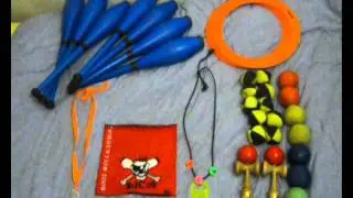 My juggling stuff and bjc passes!