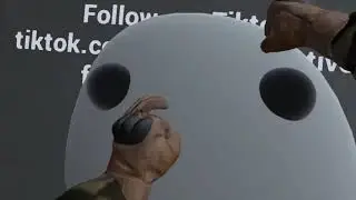 Fighting White aliens over burburs in VR.(😭)