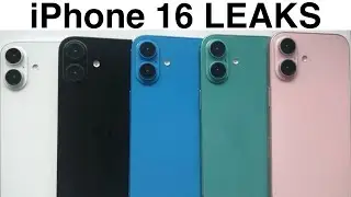 New iPhone 16 Colors and Camera Bump LEAK