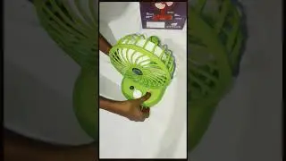 Bajag Table Fan 7-Speed Rechargeable Desk Fan 8 Inch with LED Light & 3 Blade.Rs.451 quality 10/10.
