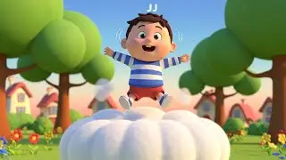 Cocomelon JJ Rode a Bouncy Cloud ☁️🎵 | Funny Toddler Song | Kids Rhymes