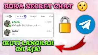Cara Membuka Secret Chat Telegram - Terbaru 2021