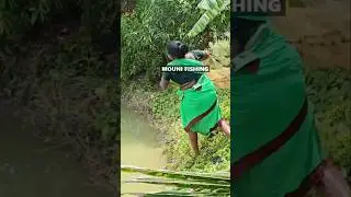 Amazing Village Women Net Fishing