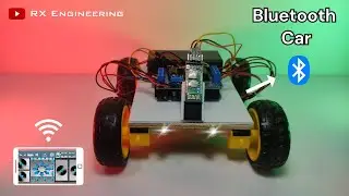 Arduino Bluetooth Control Car using Arduino UNO, L293D Motor Driver, HC-05 | Arduino Project