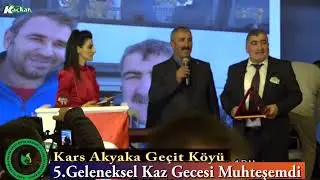 Kars Akyaka Geçit Köyü  5 Geleneksel Kaz Gecesi Muhteşemdi