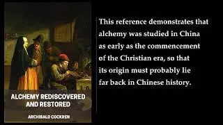Alchemy Rediscovered and Restored by Archibald Cockren 1941 Audio Book Alchemy