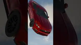 mustang falling from sky